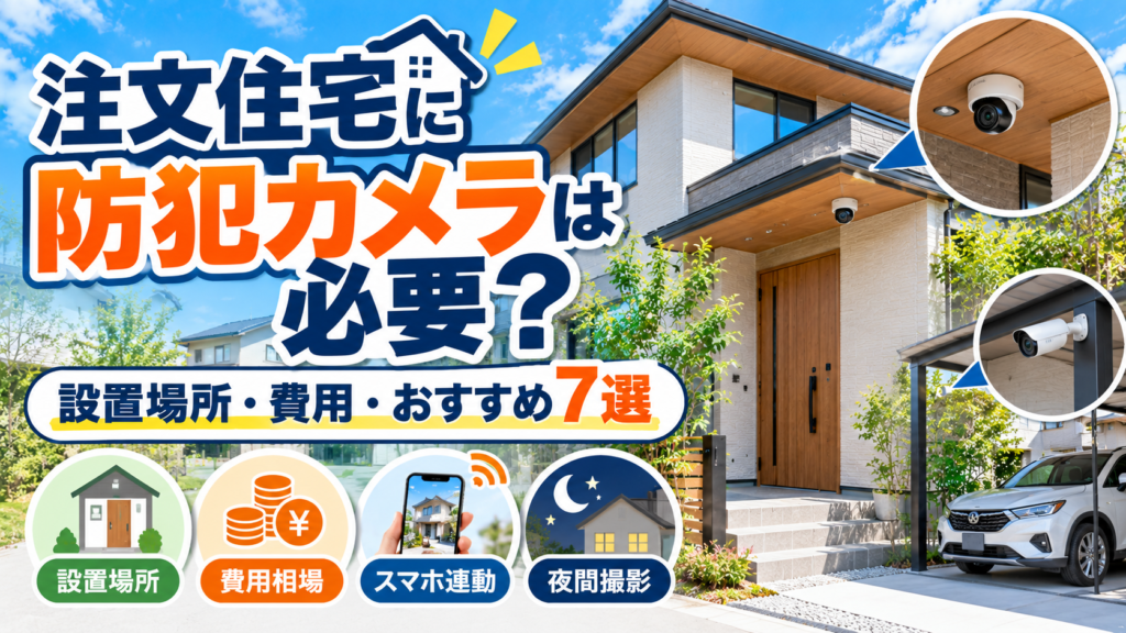 注文住宅 防犯カメラ