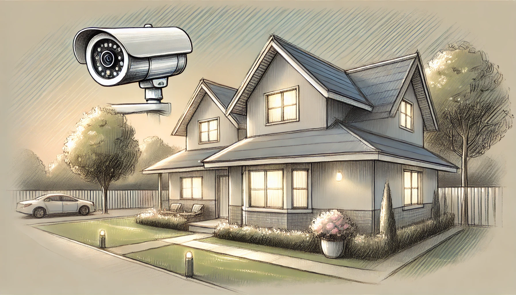 注文住宅　防犯カメラ